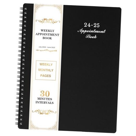 & Planner - July 2024 - June 2025, 2024 Daily 2024-2025 Weekly Appointment Book-image