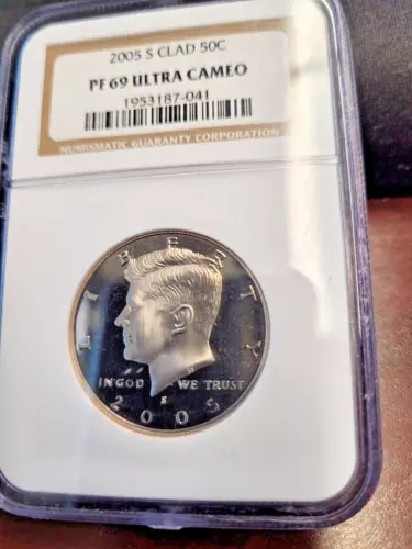 PF69 UCam 2005-S CLAD Kennedy Half Dollar 50c NGC Brown Label *0189