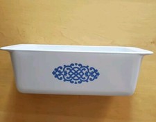 Vintage Corning Ware Blue Medallion P-315-B Bread Loaf Pan