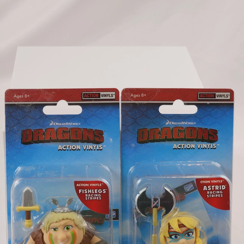 Cómo entrenar a tu dragón Astrid y patas de pez rayas de carreras vinilos de acción leales Foto 4 de 4