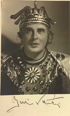 JULIUS PATZAK,eigenhändig,mit Bleistift,signiertes DIETRICH - Foto- LOHENGRIN