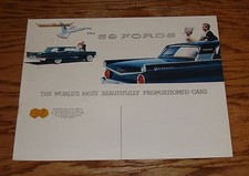 Original 1959 Ford Full Line Sales Brochure 59 Galaxie Fairlane 300 Original 1959 Ford Full Line Sales Brochure 59 Galaxie Fairlane 300