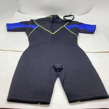 Deep Sea 3mm Short Sleeve Diving, Snorkeling, Etc. Wetsuit Black/Blue 5/6