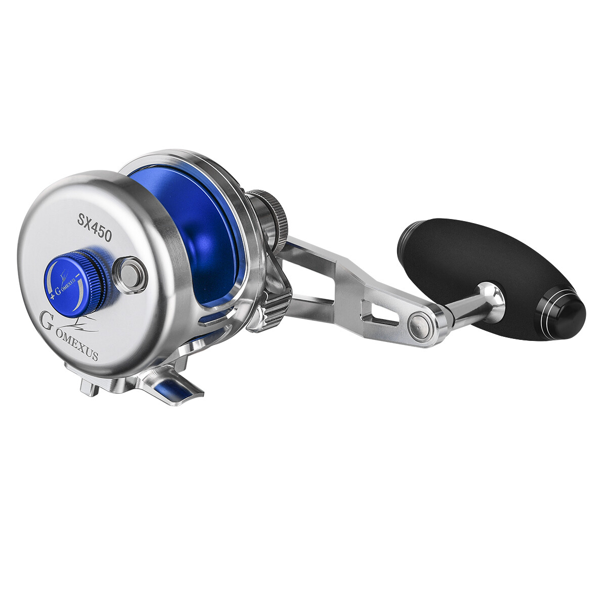 GOMEXUS Slow Pitch Jigging Reel 6.3:1 High Retrieve Lever Drag Right Hand Reel