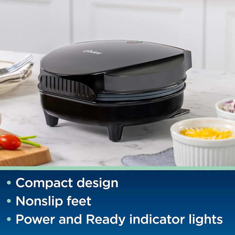 New Oster Small Non-Stick Omelet, Frittata, Snack Pocket Maker & Dessert Maker - Image 4 of 4
