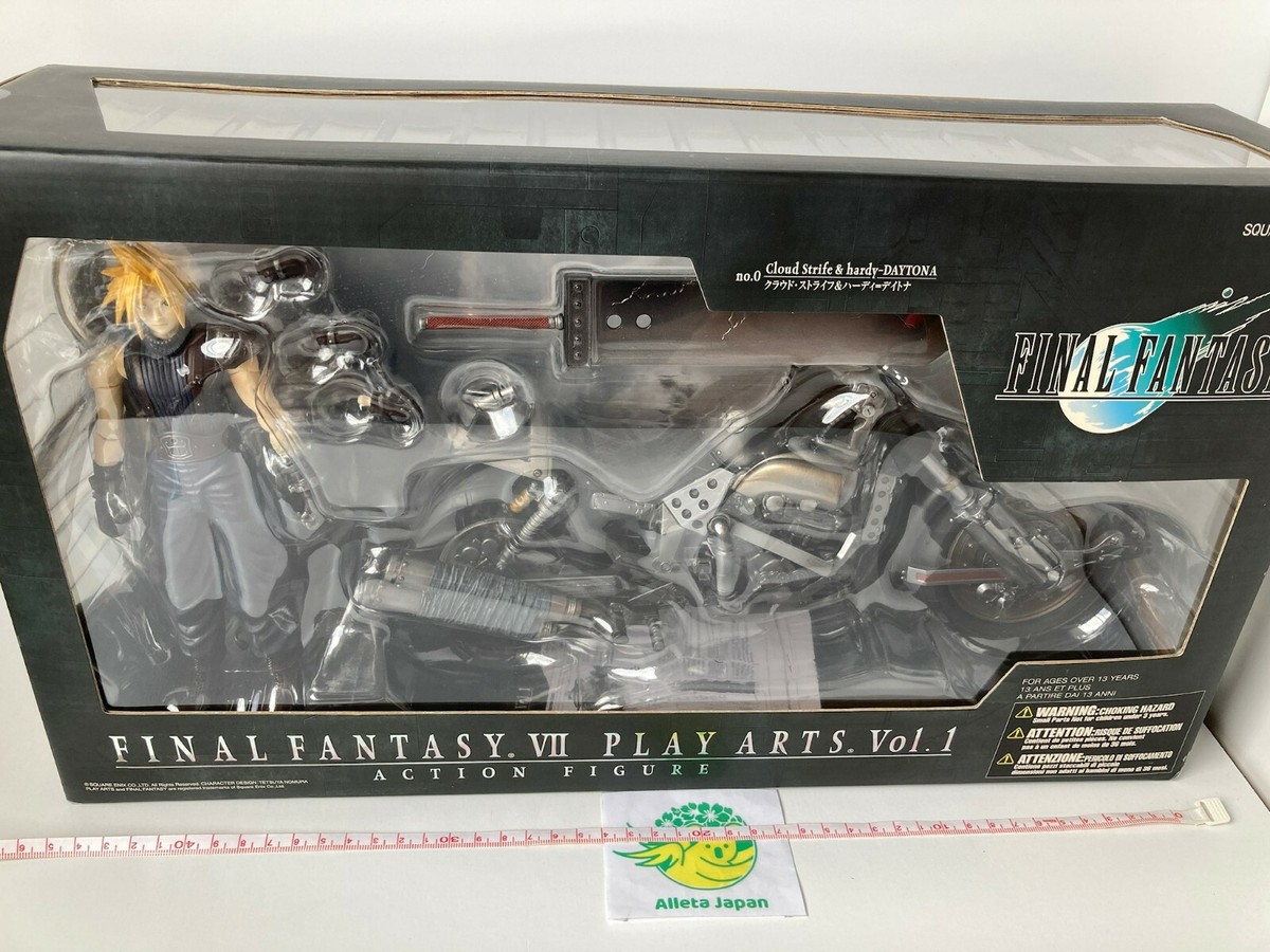 Final Fantasy VII FF 7 Play Arts Cloud Strife Hardy Daytona Figure