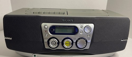 Sony CFD-S40CP Portable Radio Cd Tape Player Boombox TESTED - WORKING