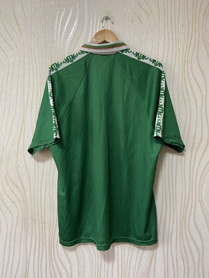 2000s UMBRO×Ireland Football Game Shirt IRELAND 2000 2001 HOME FOOTBALL SHIRT SOCCER JERSEY LONG