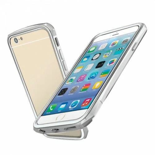 Funda protectora Odoyo Blade Edge - iPhone 6 Plus / 6s Plus - Blanca y plateada Foto 2 de 2