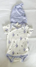Kyte Baby Fairy Fairytale Bamboo Bodysuit With Hat Outfit Newborn Baby HTF RARE