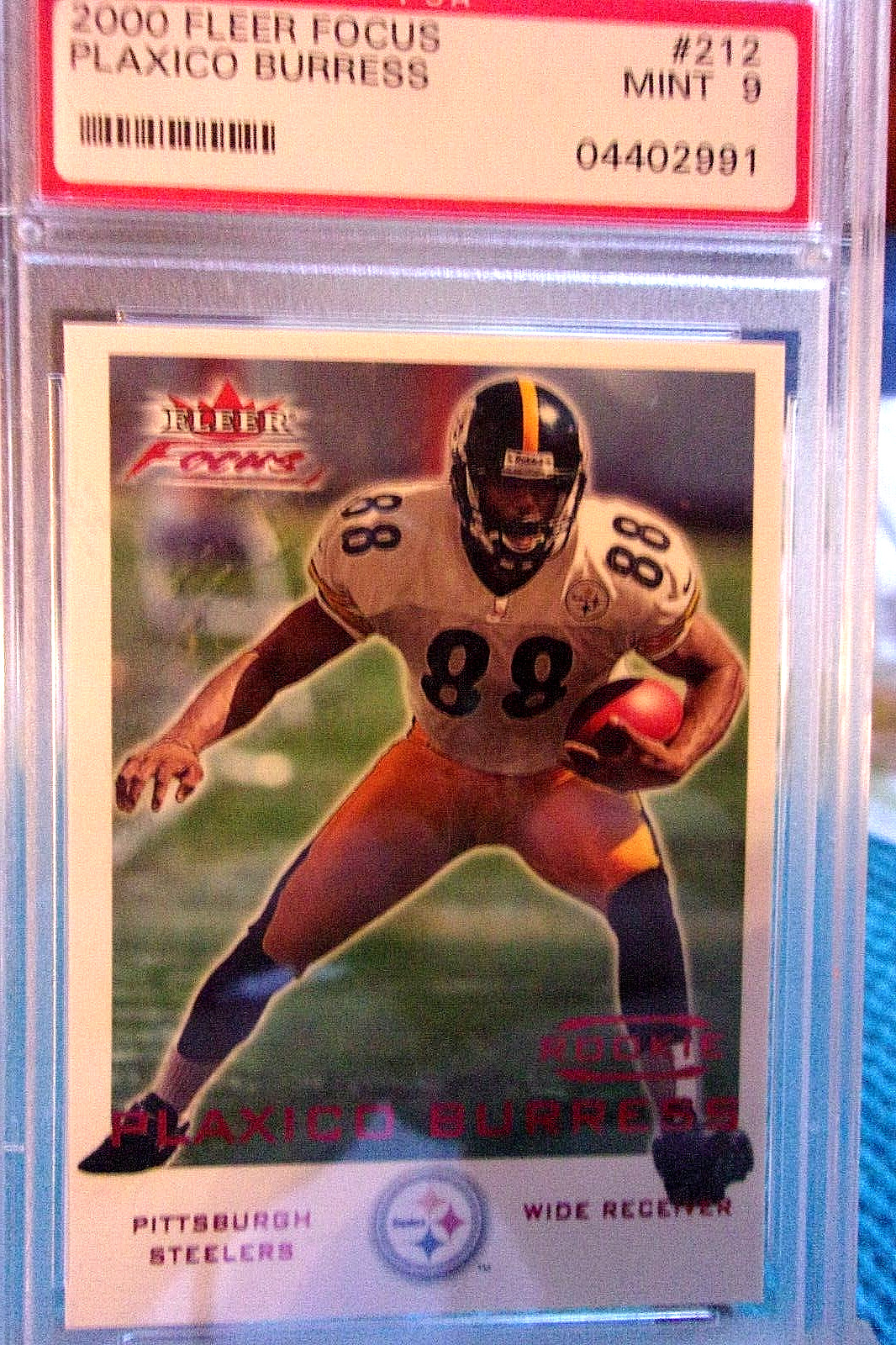 Plaxico Burress Fleer Focus #212 Base