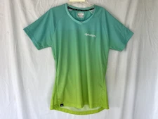 Troy Lee Designs TLD Adult Cycling Bike SS Jersey Aqua/Green Medium SAMPLE