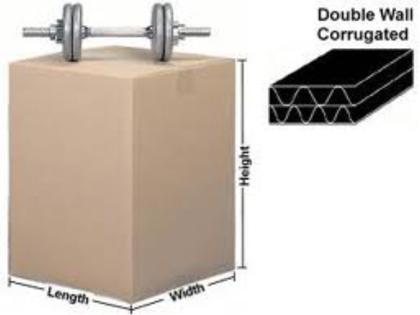 50x Large Doublewall Cardboard Boxes 46x46x46cm House Moving Packaging Cartons