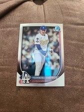 2025 Bowman Chrome Yoshinobu Yamamoto #76 Los Angeles Dodgers