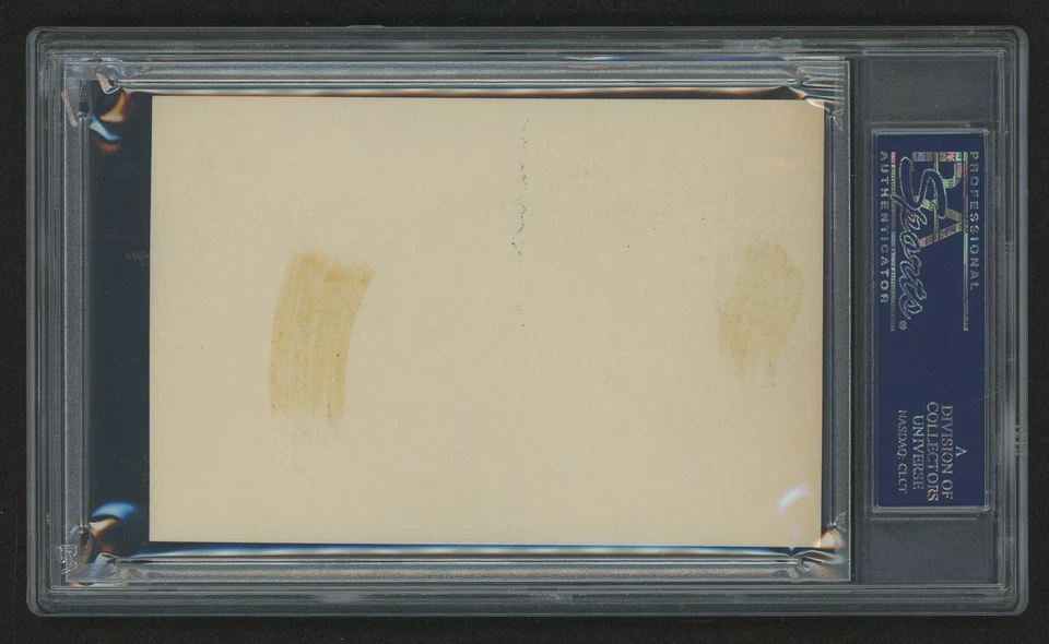 Willie Stargell Twice-Signed 3x5 Card PSA Encapsulated - Image 2 of 2