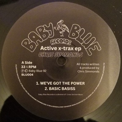 Chris Simmonds - Active-X-Trax EP (12'' VINYL) - HOUSE *NEW*