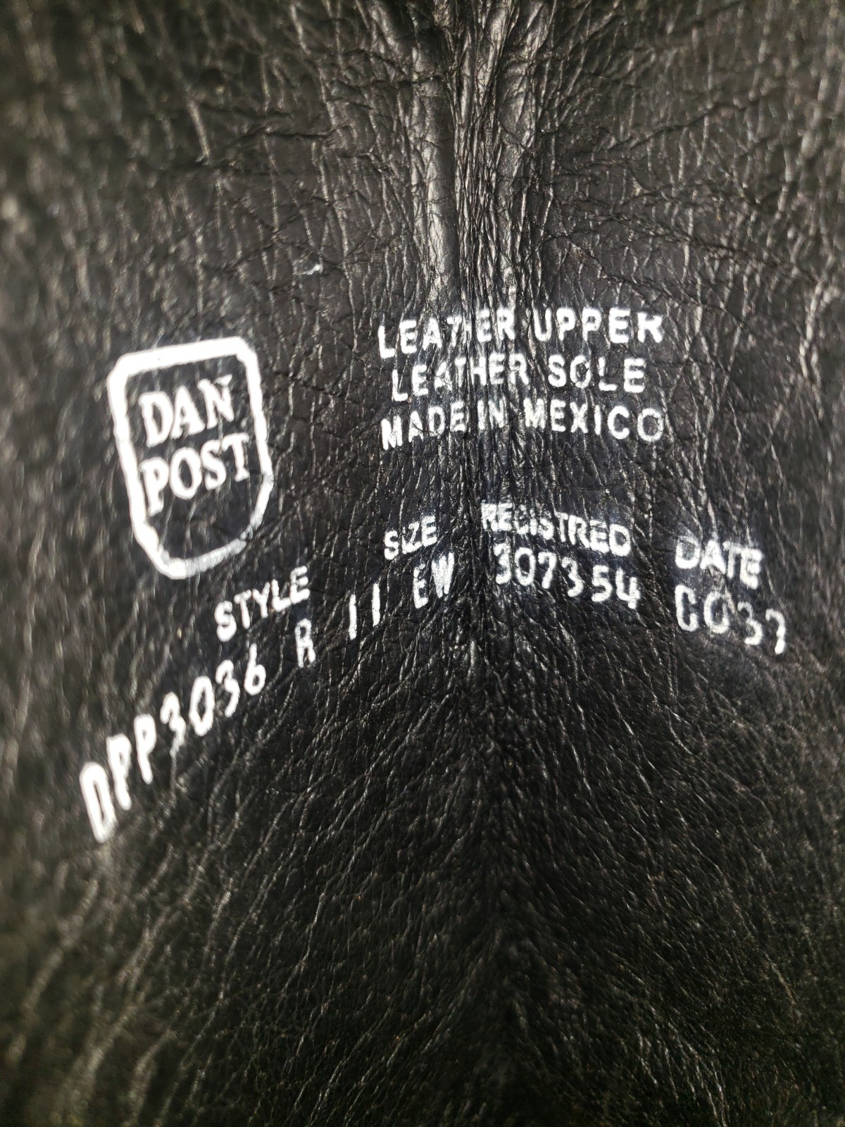 Dan Post Vintage Natural Python Snake Western Cow… - image 12