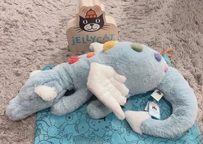 Authentic Jellycat Sky Dragon Large Plush Soft Toy Blue 50cm