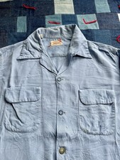 Vintage 50s Penneys Towncraft Shirt Mens Medi...