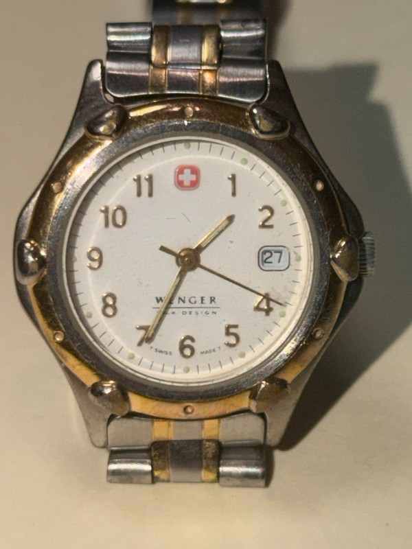 Wenger Ladies Swiss Made SKS Collection Watch Stainless Steel White Dial Needs B