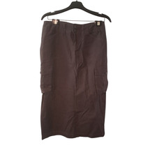 Brandy Melville nwt skirt womens One Size cargo midi charcoal
