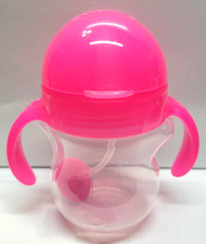 Munchkin Any Angle Straw Trainer 7 oz Cup - Leak Proof - Pink