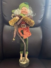 Woodland Elf Standing 12” Leprechaun Shamrock