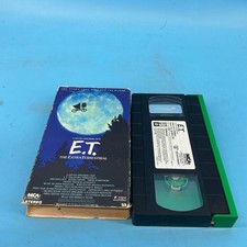 E.T. ET The Extra Terrestrial VHS 1982 Rare Green and Black Tape Spielberg