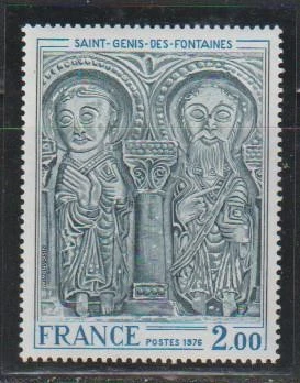 FRANCE STAMPS 1976 FRENCH ART SAINT GENIS-DES FONTAINES MNH- FR260