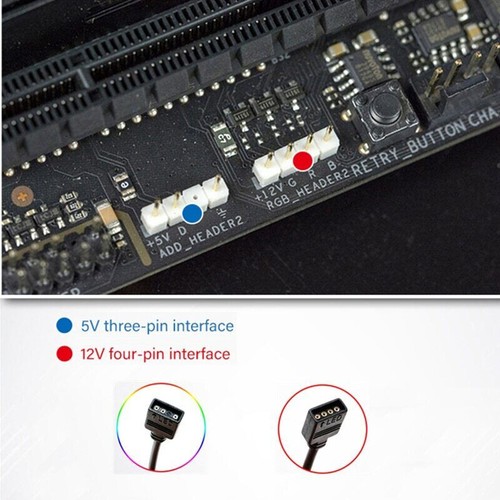 Graphic Video Card Bracket VGA Holder 2.4" LCD RGB CPU GPU RAM Monitor AIDA64 - Afbeelding 3 van 4