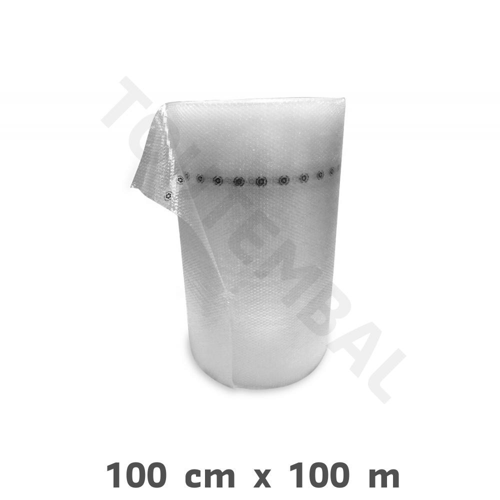 Film bulle d'emballage protecteur 55µ en rouleau 1x100m