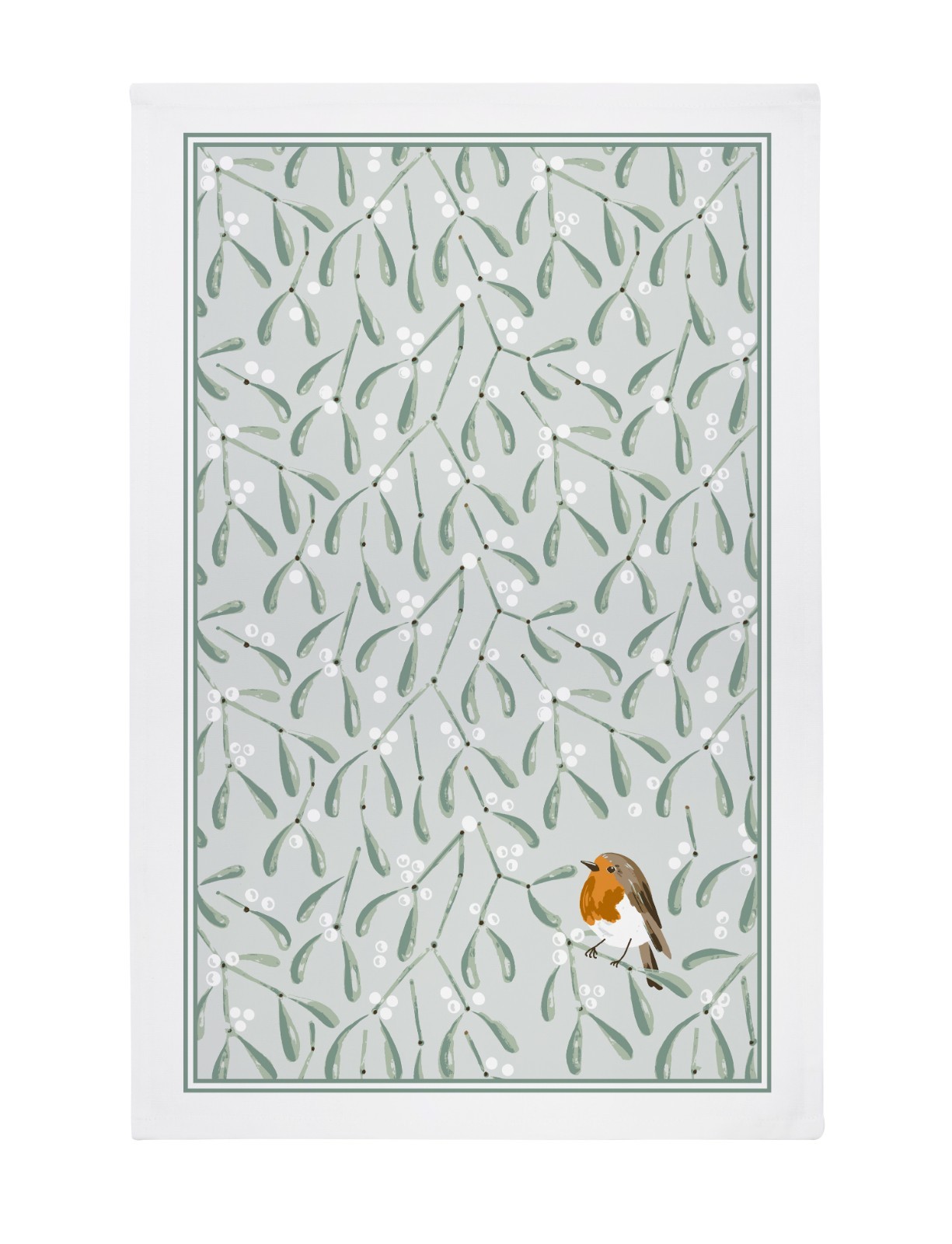Ulster Weavers Mistletoe & Robin Christmas Tea Towel