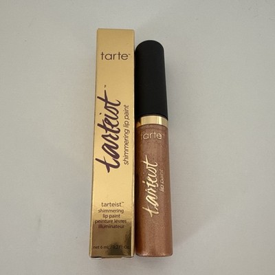 tarte tarteist Shimmering Lip Paint Strike Gold, Shimmer Liquid, 0.2 fl oz
