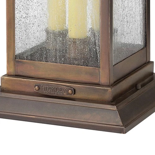 Hinkley Lighting 1187 Revere 120v 3 Light 20" Tall Heritage Pier - Blackened - Picture 3 of 7