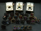Vintage 1993 Bandai Mighty Morphin Power Rangers Launchers & 27 Battle Spinners
