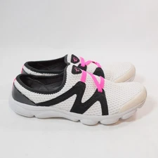EASY SPIRIT e360 Riptide Gel Cushion Slip On White Black Pink Size 10M
