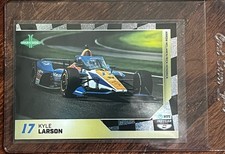 2025 Parkside NTT Indy Car Racing Checkered Flag Foil Kyle Larson 