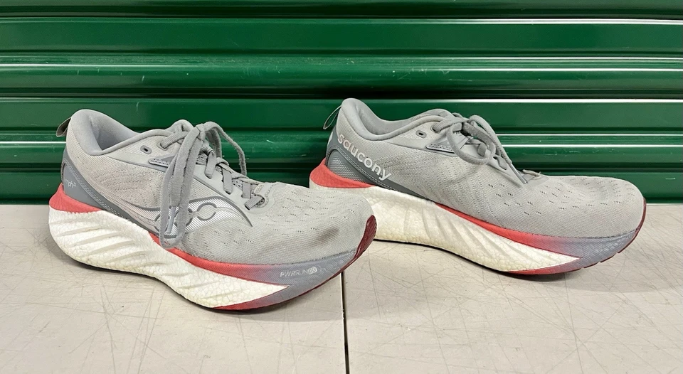 Zapatos para correr Saucony Triumph 22 gris/rosa melocotón para mujer S10964-210 Foto 2 de 4