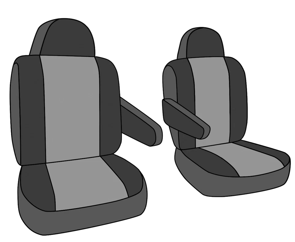 Fundas de asiento de coche CalTrend aptas para Ford Expedition 1997-1999 beige DuraPlus personalizadas Foto 4 de 4