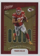 2021 Panini Prestige Franchise Favorites Xtra Points Red /299 Travis Kelce 17yz