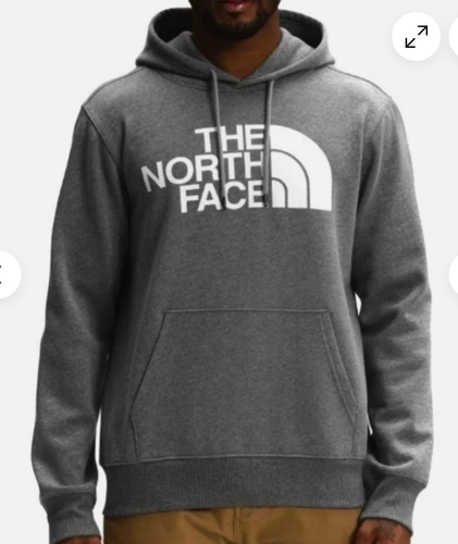 The North Face® (Men's XL) Half Dome™ Pullover Hoodie in Dark Grey Heather - Picture 1 of 6
