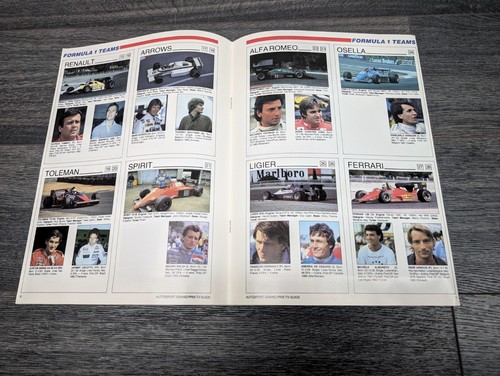 Autosport Zeitschriften - Gran Prix TV Guide & 16. Februar 1984 Magazin - Bild 7 von 9