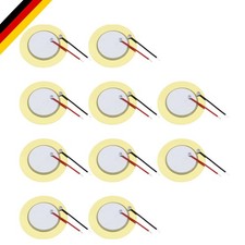 10 Stück Piezo-Scheiben 35mm für akustische Instrumente Kontaktmikrofon