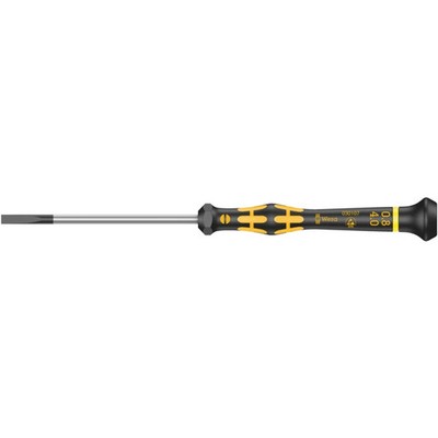 WERA 05030100001 1578 A ESD Kraftform Micro screwdriver, 0.25 x 1.2 x 40 mm