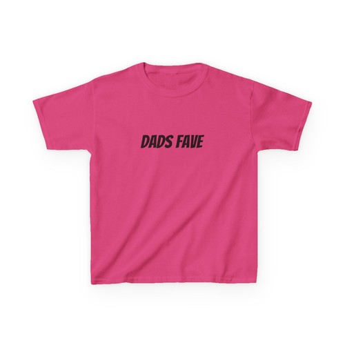 Kids T-Shirt - Dads Fave Tee, Family Outing Shirt - Picture 26 of 33