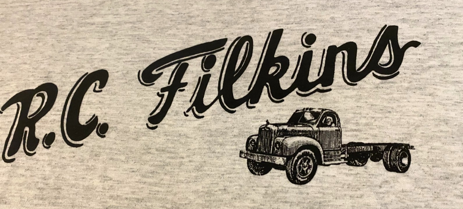 Vintage 1980s RC Filkins Trucking T-Shirt NOS Deadstock Made USTrucker Tee Shirt