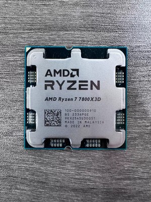 AMD Ryzen 7 7800X3D 5.0GHz 8-Core 16-Thread AM5 Gaming CPU Processor