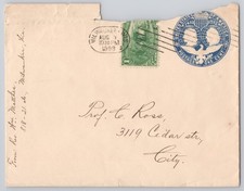Milwaukee, Wisconsin ? 1c Franklin stamp; 1c indicia, Un ? 1898 ? 1�