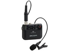 Zoom F2 Black Field Recorder Portable Audio Recorder Lavalier Mic Recorder