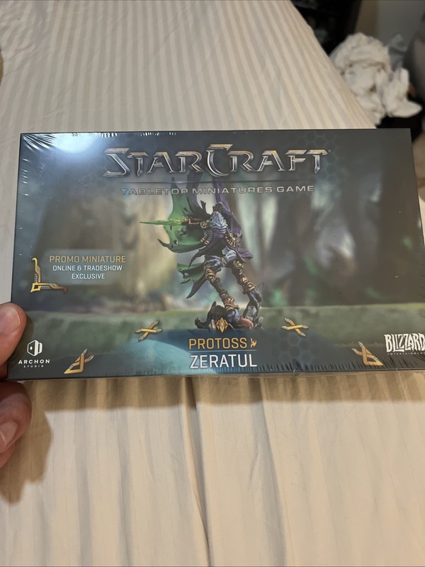 StarCraft Miniature Board Game Promo Zeratul On Hand Sealed Rare